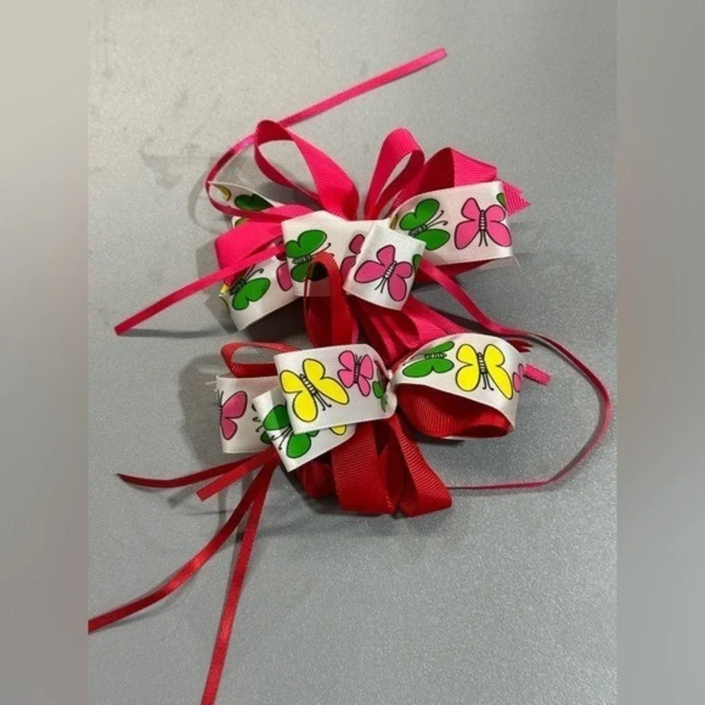 NEW Hair Accessories set of 2‎ girls bows clips